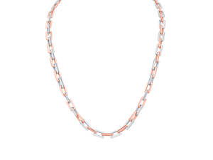 Jewelove™ Chains Men of Platinum | Pt + Rose Gold Chain for Men JL PT CH 0470