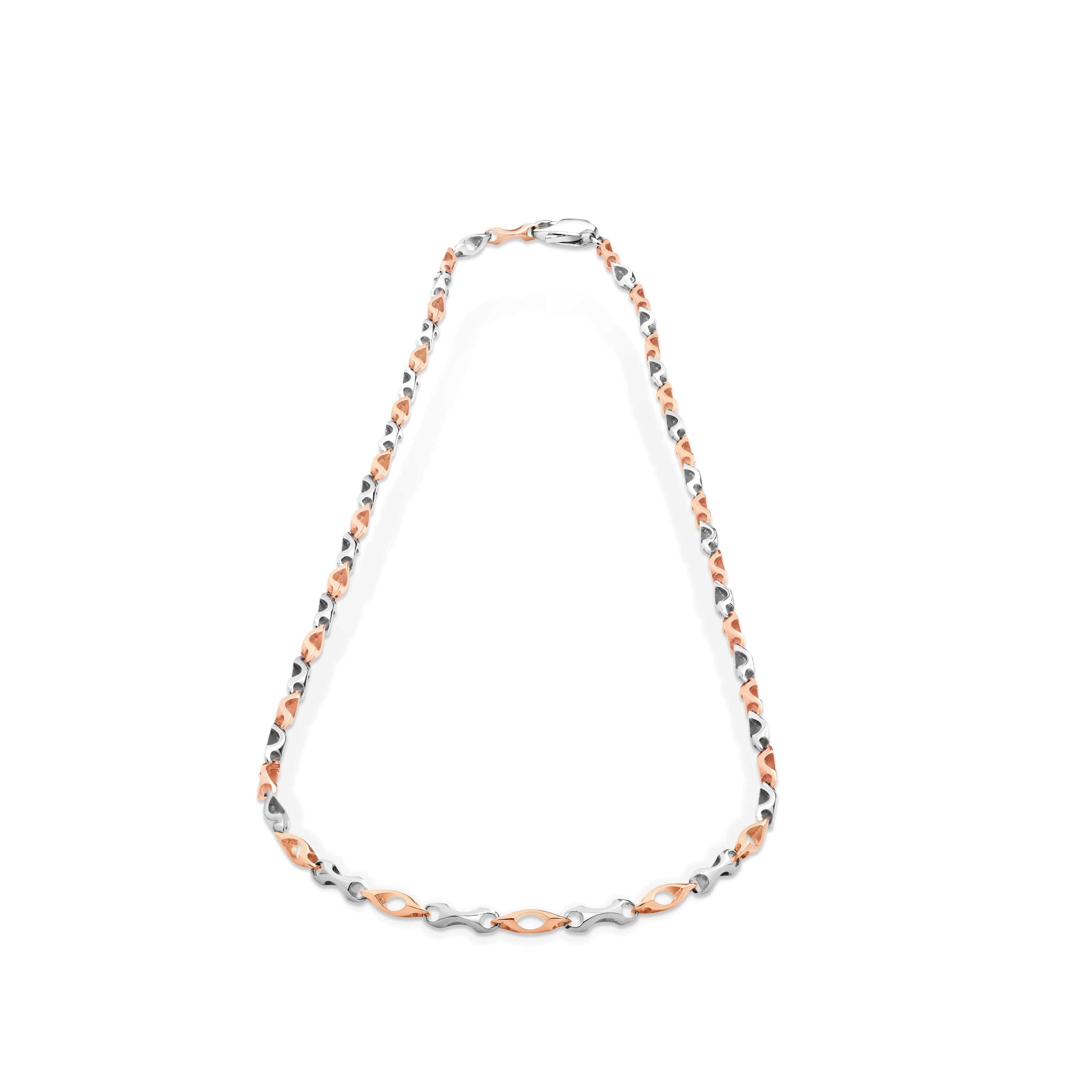 Jewelove™ Chains Men of Platinum | Pt + Rose Gold Chain for Men JL PT CH 1010