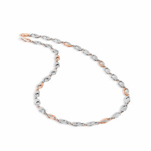 Jewelove™ Chains Men of Platinum | Pt + Rose Gold Chain for Men JL PT CH 1012