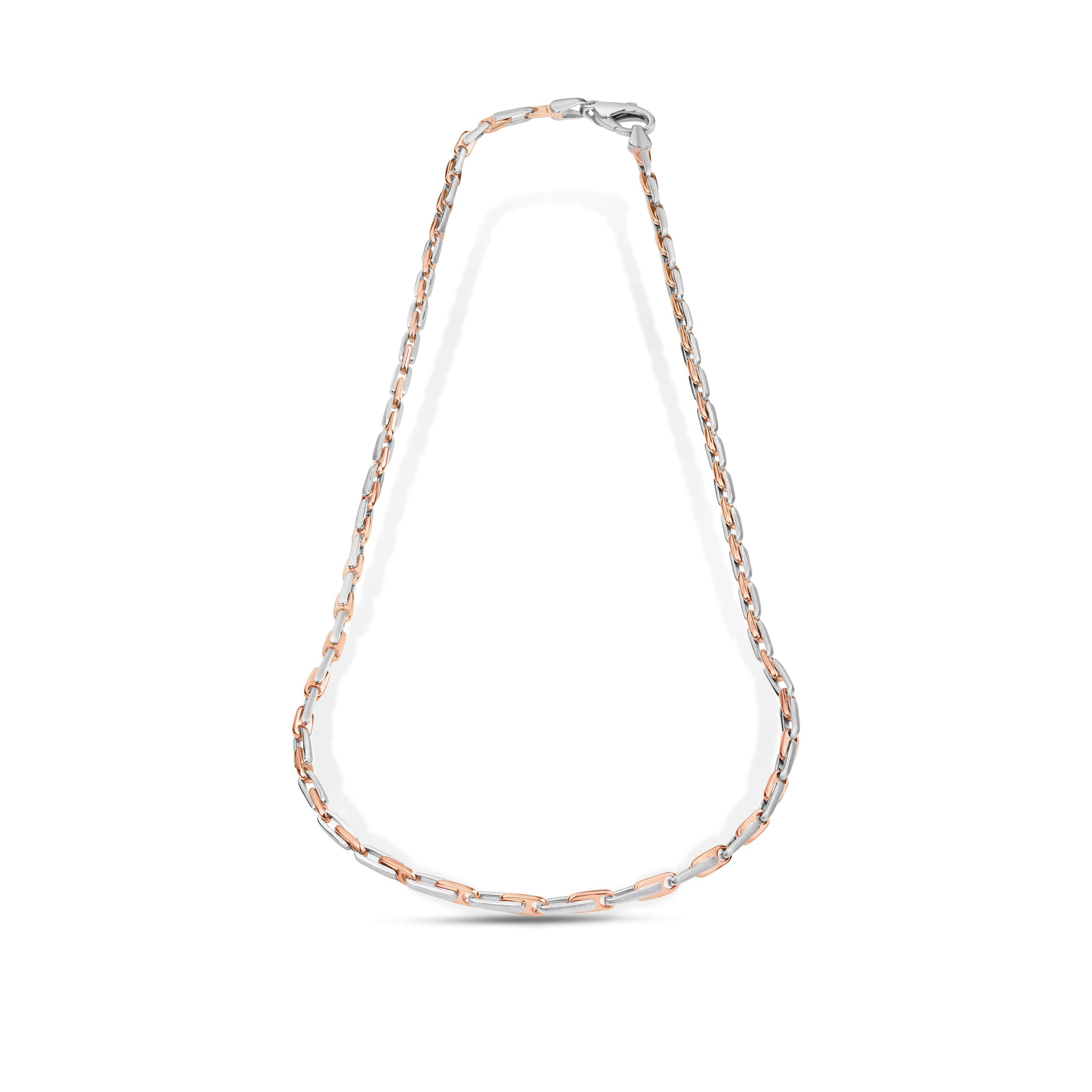 Jewelove™ Chains Men of Platinum | Pt + Rose Gold Chain for Men JL PT CH 1013