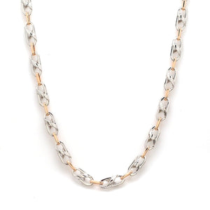 Jewelove™ Chains Men of Platinum | Pt + Rose Gold Chain for Men JL PT CH 1015