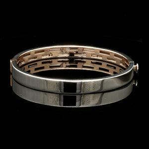 Jewelove™ Bangles & Bracelets Men of Platinum | Rose Gold Bracelet for Men JL PTB 1203