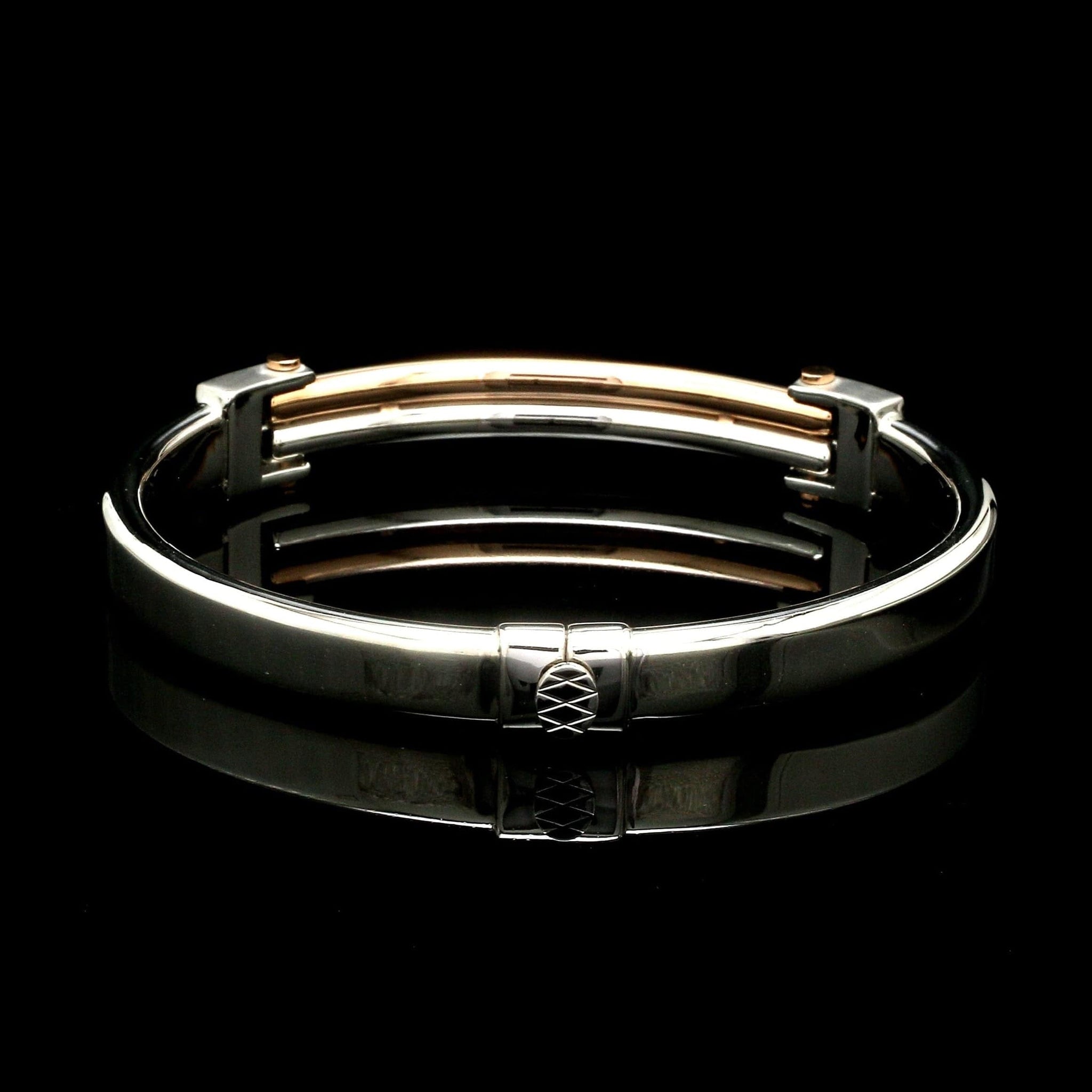 Jewelove™ Bangles & Bracelets Men of Platinum | Rose Gold  Bracelet for Men JL PTB 1269