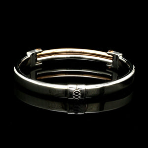 Jewelove™ Bangles & Bracelets Men of Platinum | Rose Gold  Bracelet for Men JL PTB 1269