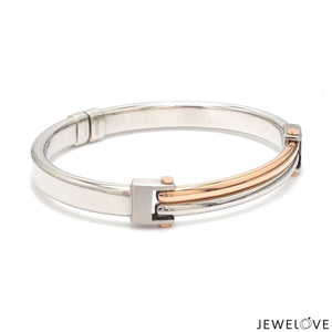 Jewelove™ Bangles & Bracelets Men of Platinum | Rose Gold  Bracelet for Men JL PTB 1269