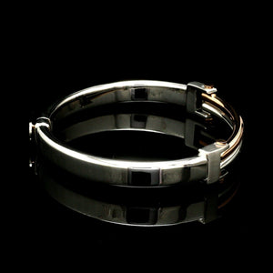 Jewelove™ Bangles & Bracelets Men of Platinum | Rose Gold  Bracelet for Men JL PTB 1269