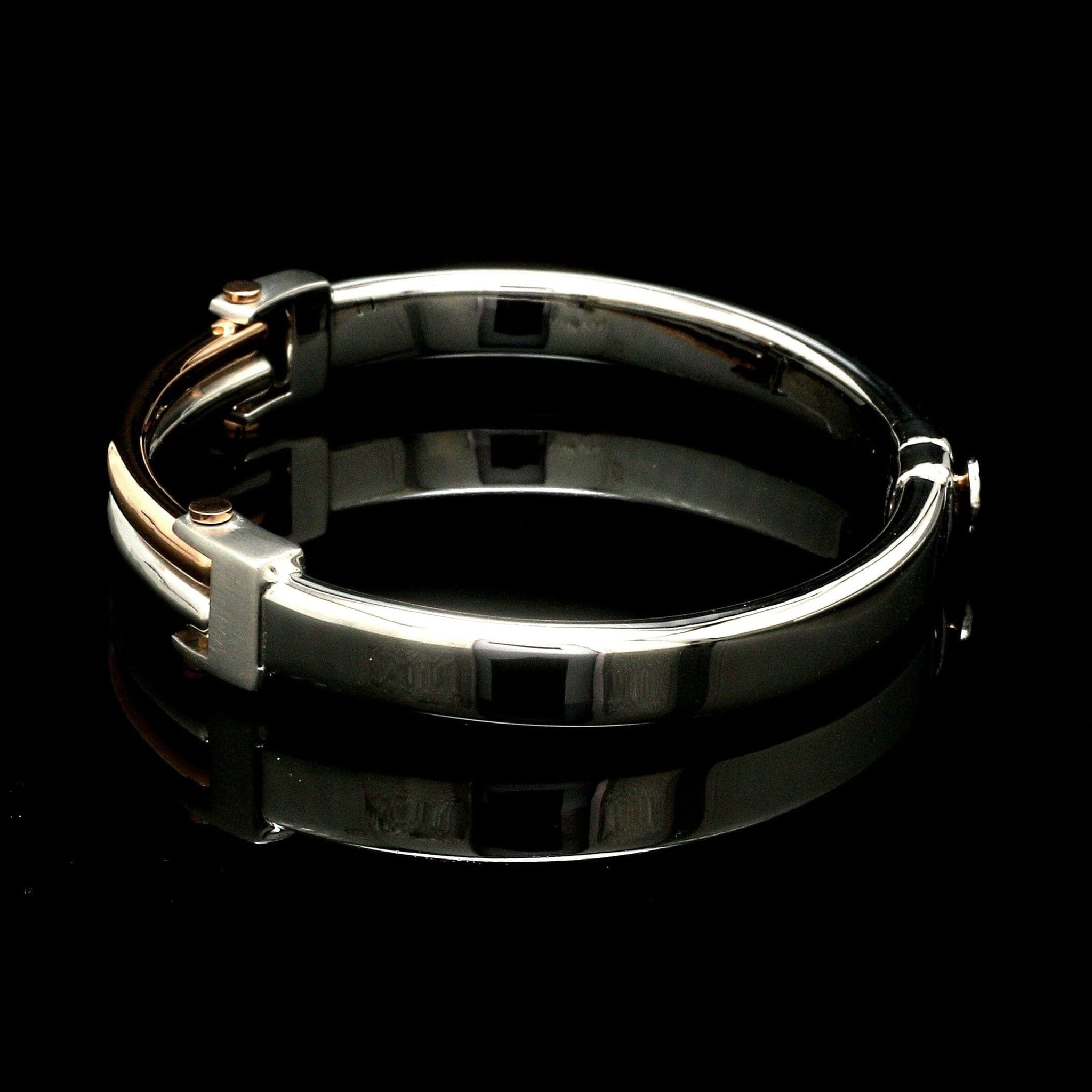 Jewelove™ Bangles & Bracelets Men of Platinum | Rose Gold  Bracelet for Men JL PTB 1269