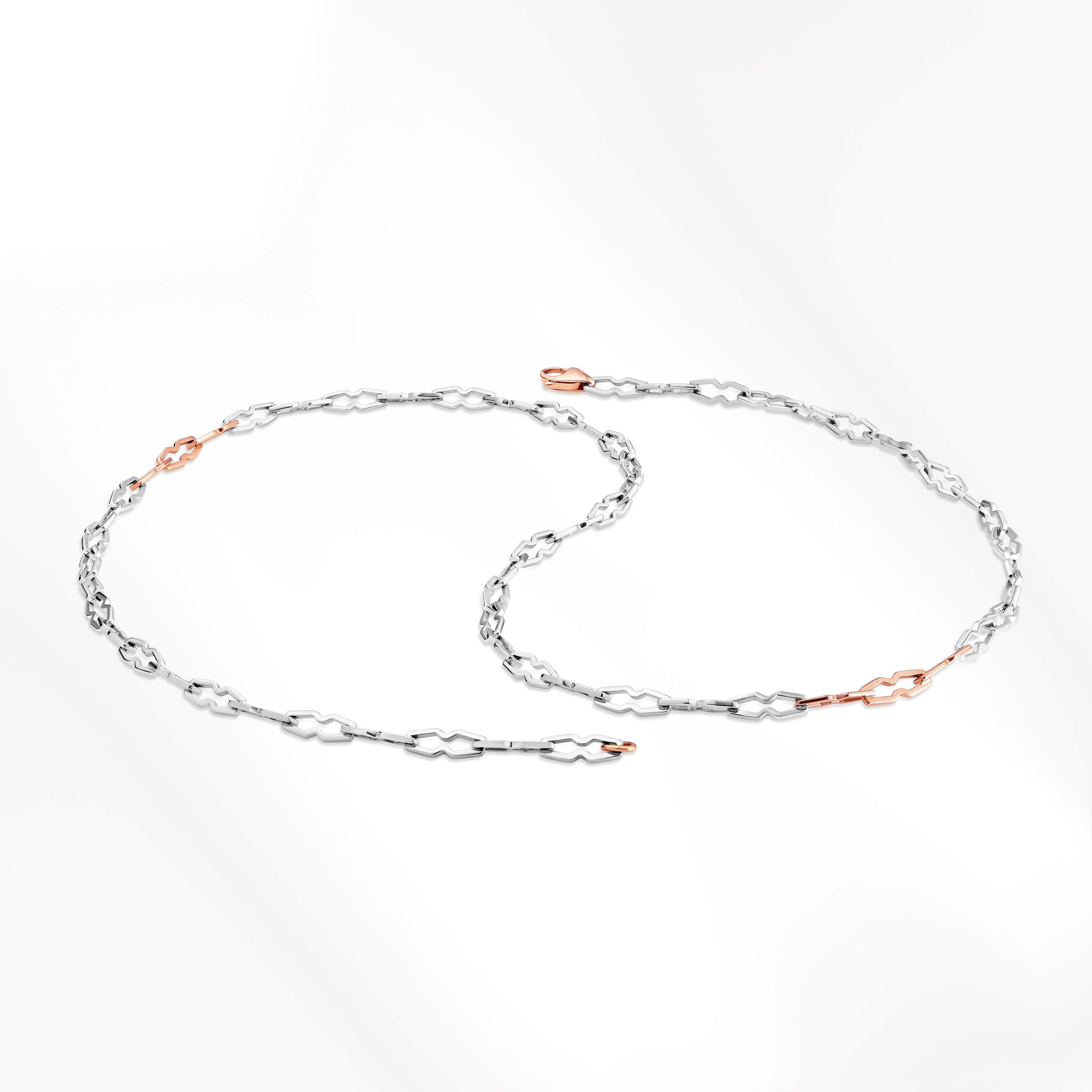 Jewelove™ Chains Men of Platinum | Rose Gold Links Chain for Men JL PT CH 1249