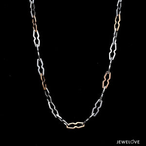 Jewelove™ Chains Men of Platinum | Rose Gold Links Chain for Men JL PT CH 1249-A