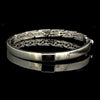 Jewelove™ Bangles & Bracelets Men of Platinum | Rose Gold with Black Enamel Kada for Men JL PTB MSD 101