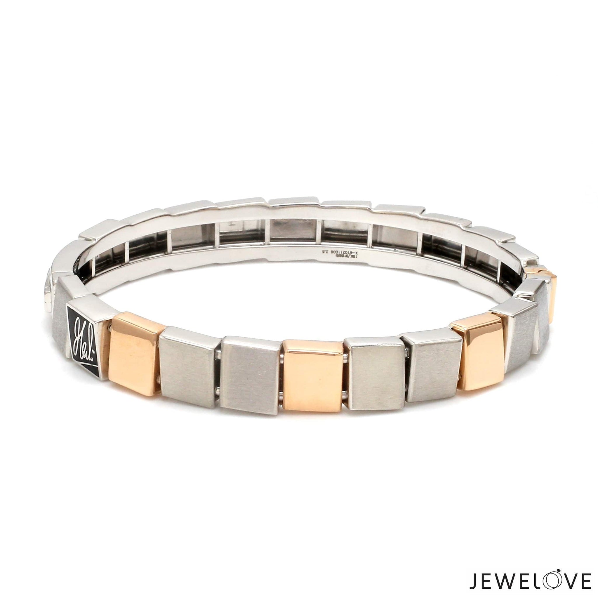 Jewelove™ Bangles & Bracelets Men of Platinum | Rose Gold with Bracelet for Men JL PTB MSD 103