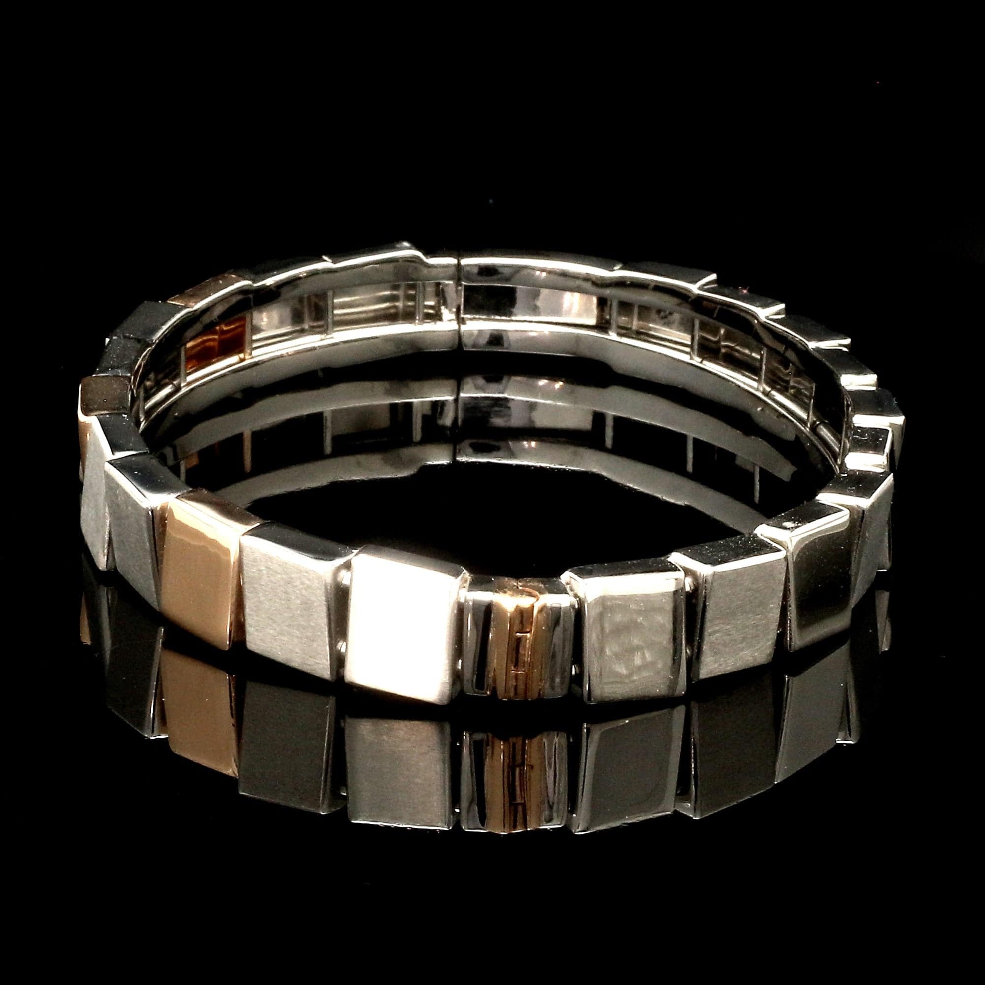 Jewelove™ Bangles & Bracelets Men of Platinum | Rose Gold with Bracelet for Men JL PTB MSD 103