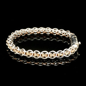 Jewelove™ Bangles & Bracelets Men of Platinum | Rose Gold with Bracelet for Men JL PTB MSD 104