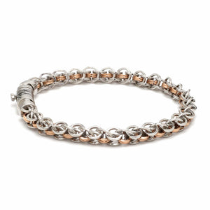 Jewelove™ Bangles & Bracelets Men of Platinum | Rose Gold with Bracelet for Men JL PTB MSD 104