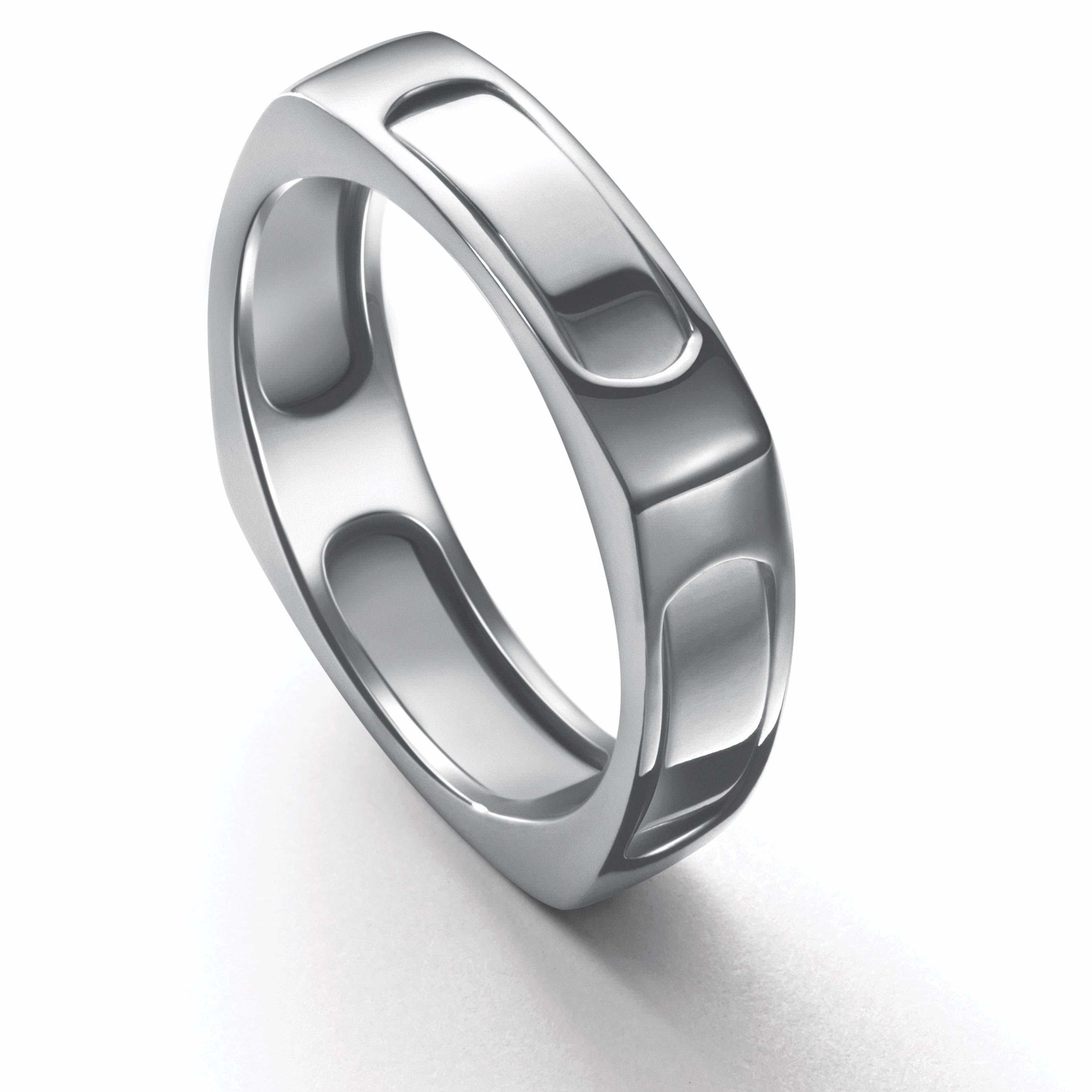 Men's Traditional Shiny Tungsten Wedding Ring or Band 10mm