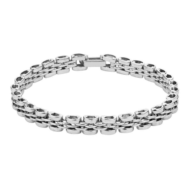 Jewelove™ Bangles & Bracelets Men's Platinum Bracelet JL PTB 706