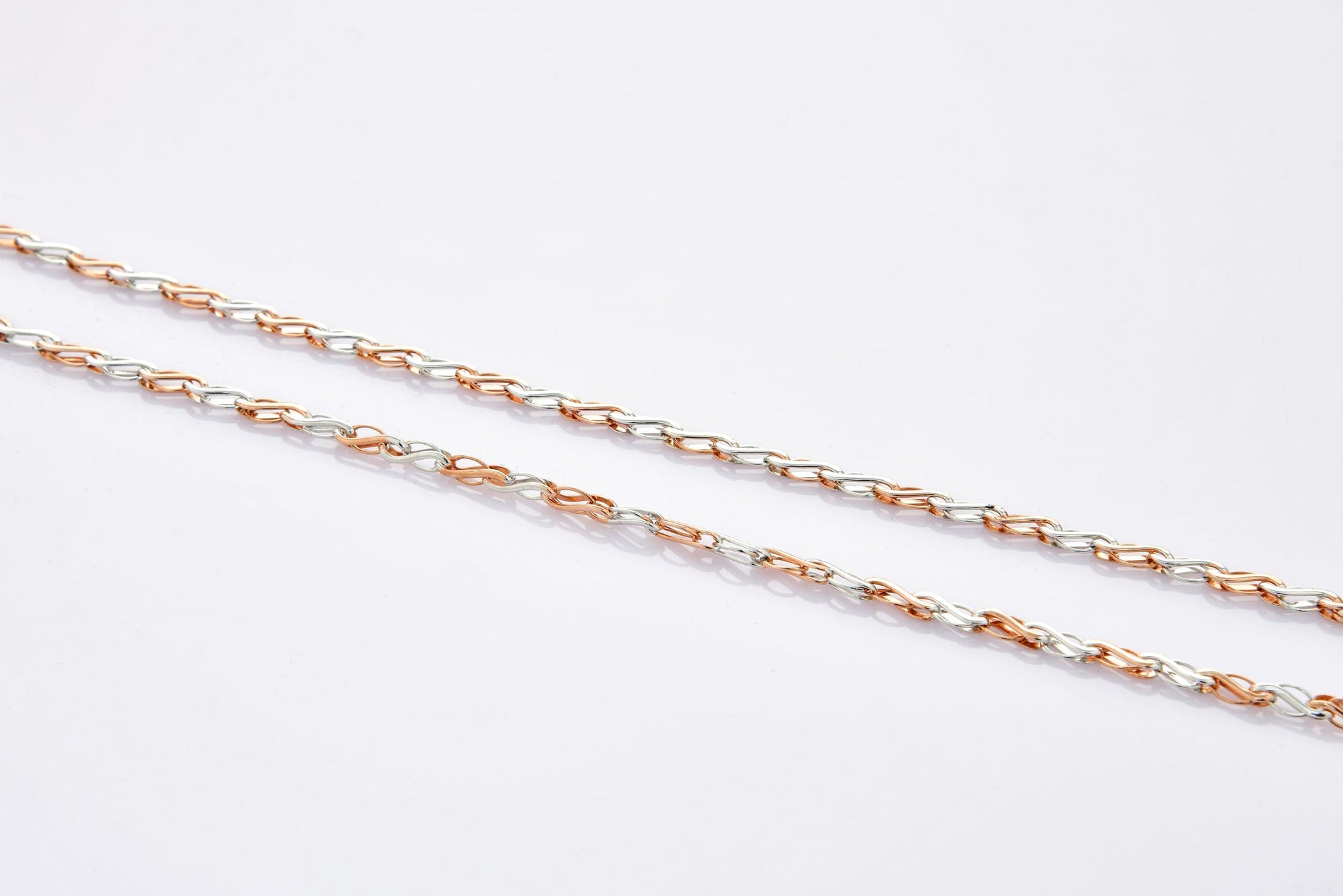 Jewelove™ Chains Men's Platinum & Rose Gold Chain JL PT CH 888