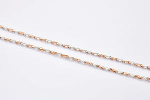 Jewelove™ Chains Men's Platinum & Rose Gold Chain JL PT CH 888