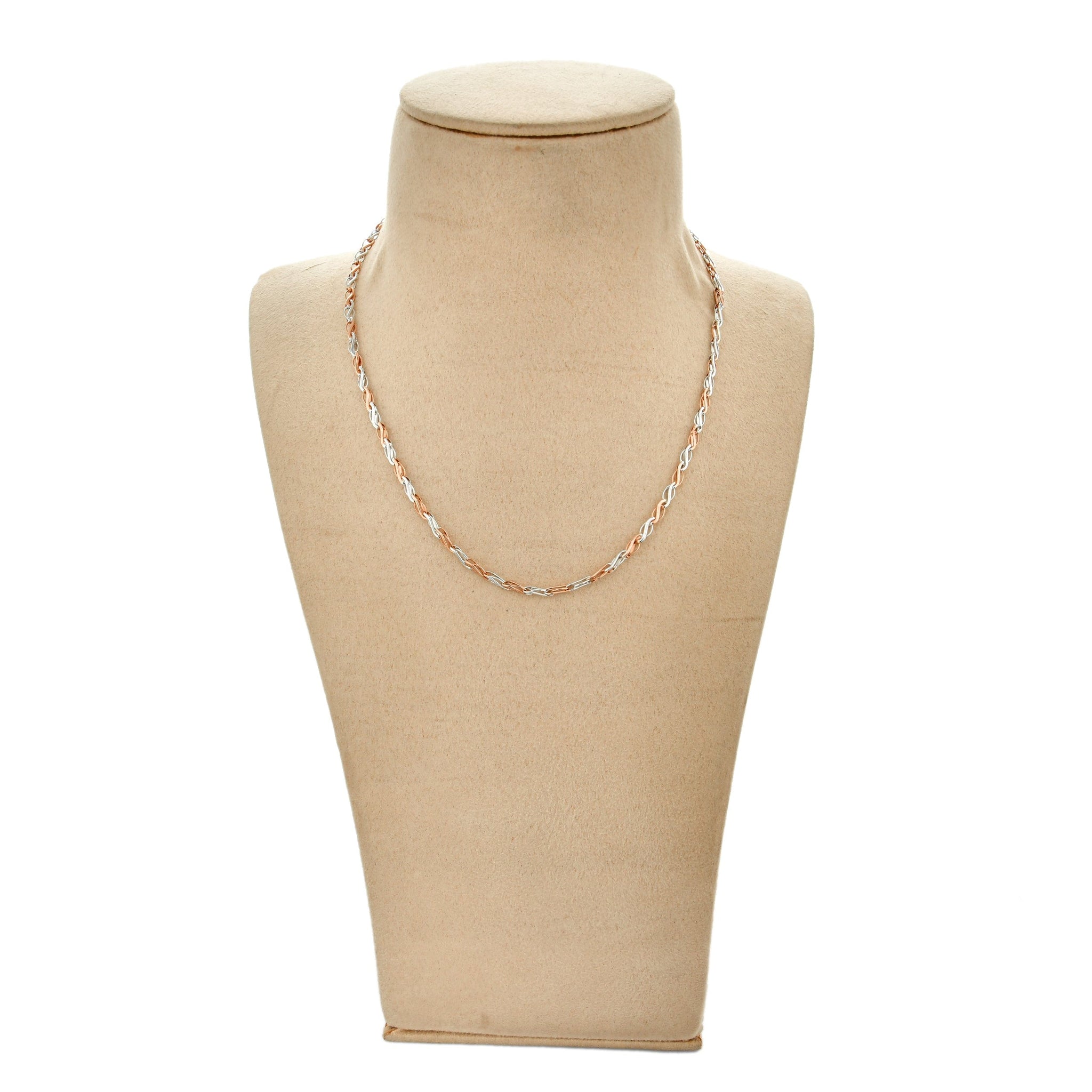 Jewelove™ Chains Men's Platinum & Rose Gold Chain JL PT CH 888