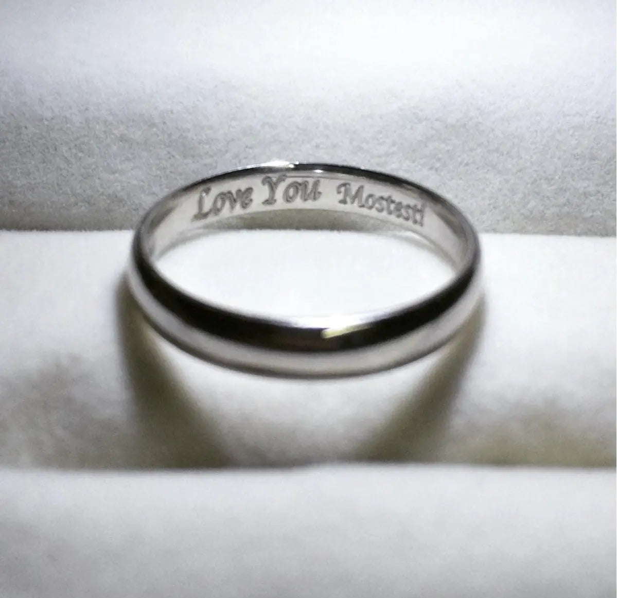 Personalized Wedding Ring Bearer Box Customized Rings Holder Engagement  Wooden | eBay