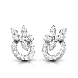 Jewelove™ Earrings New Fashionable Platinum Diamond Earrings for Women JL PT E OLS 19