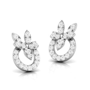 Jewelove™ Earrings New Fashionable Platinum Diamond Earrings for Women JL PT E OLS 19