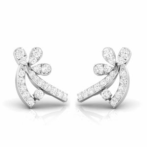 Jewelove™ Earrings New Fashionable Platinum Diamond Earrings for Women JL PT E OLS 39