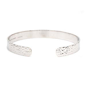 Jewelove™ Bangles & Bracelets Open Hammered Platinum Kada for Men JL PTB 776-A