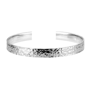 Jewelove™ Bangles & Bracelets Open Hammered Platinum Kada for Men JL PTB 776-A