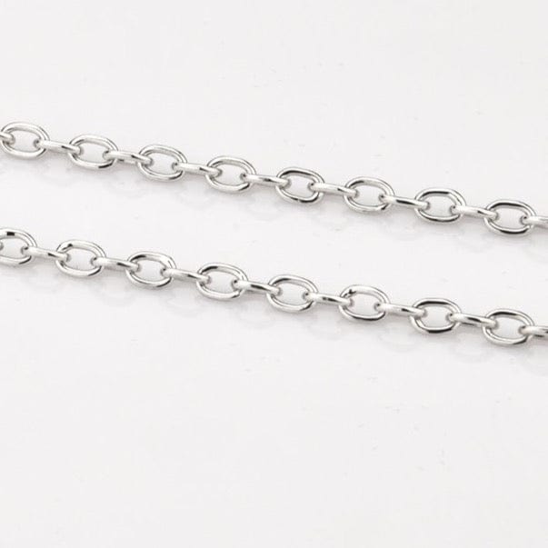 Jewelove™ Chains Oval Links Platinum Chain JL PT CH 839