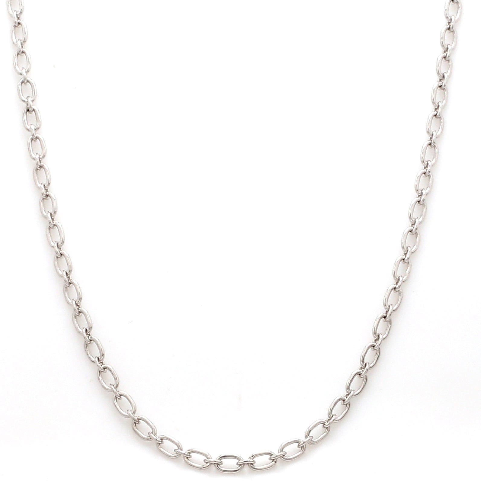 Jewelove™ Chains Oval Links Platinum Chain JL PT CH 839