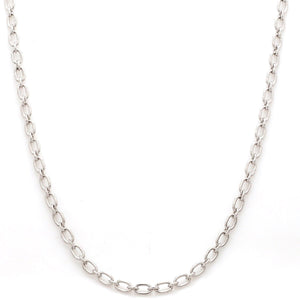 Jewelove™ Chains Oval Links Platinum Chain JL PT CH 839