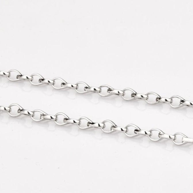 Jewelove™ Chains Pear Linked Platinum Chain JL PT CH 831