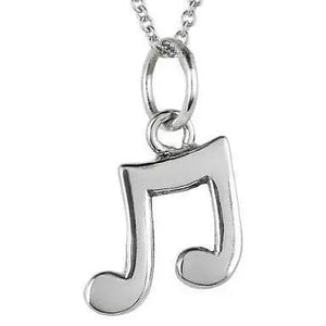 Platinum Pendants in India - Plain Pendant Musical Note Pendant JL PT E 157