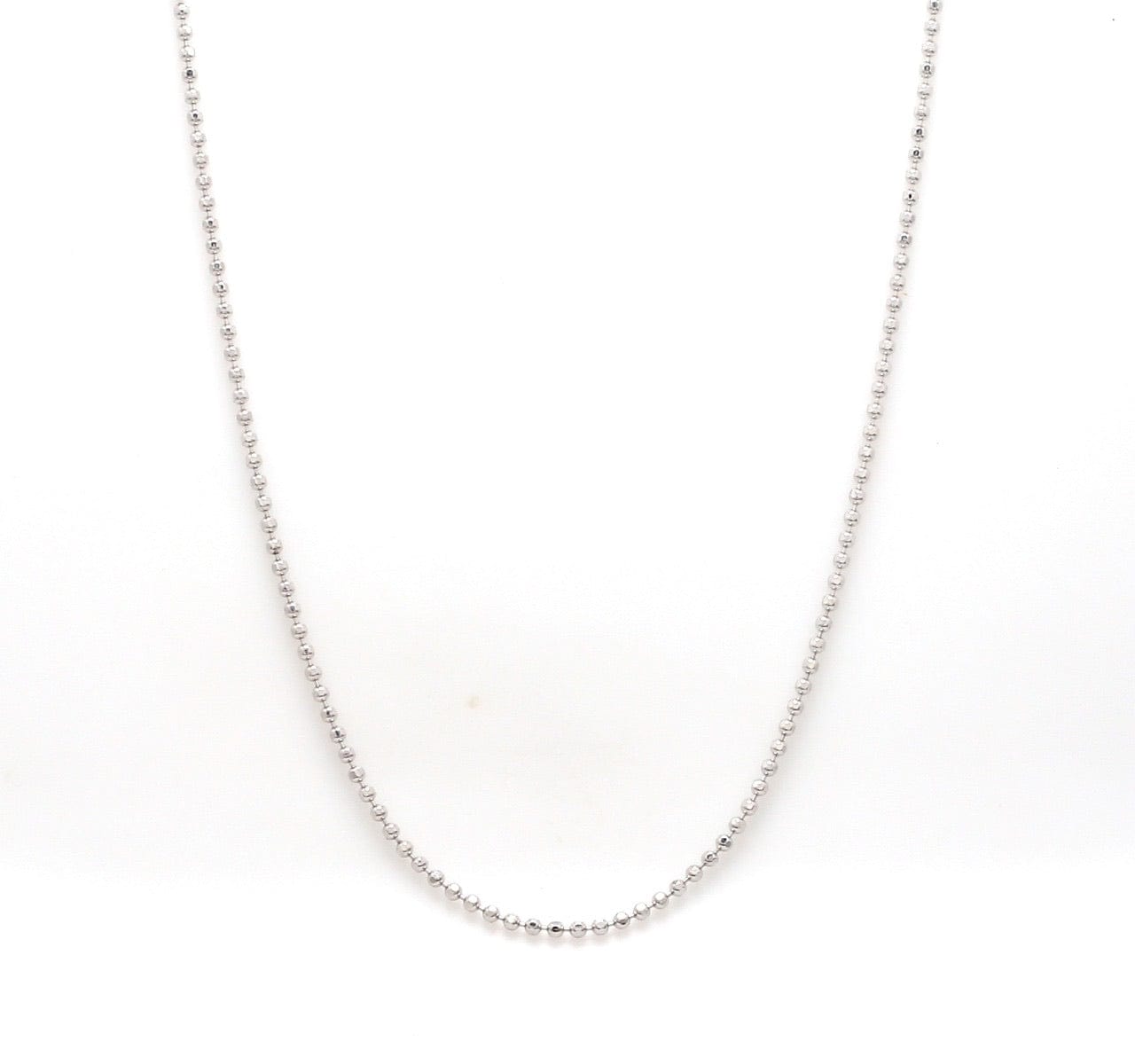 Jewelove™ Chains Plain Platinum Balls Chain JL PT 755