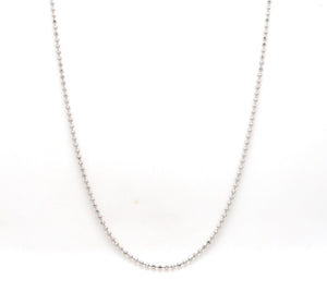 Jewelove™ Chains Plain Platinum Balls Chain JL PT 755