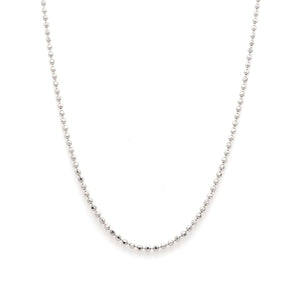 Jewelove™ Chains Plain Platinum Balls Chain JL PT 755