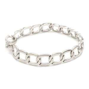 Jewelove™ Bangles & Bracelets Plain Platinum Bracelet for Men JL PTB 1169