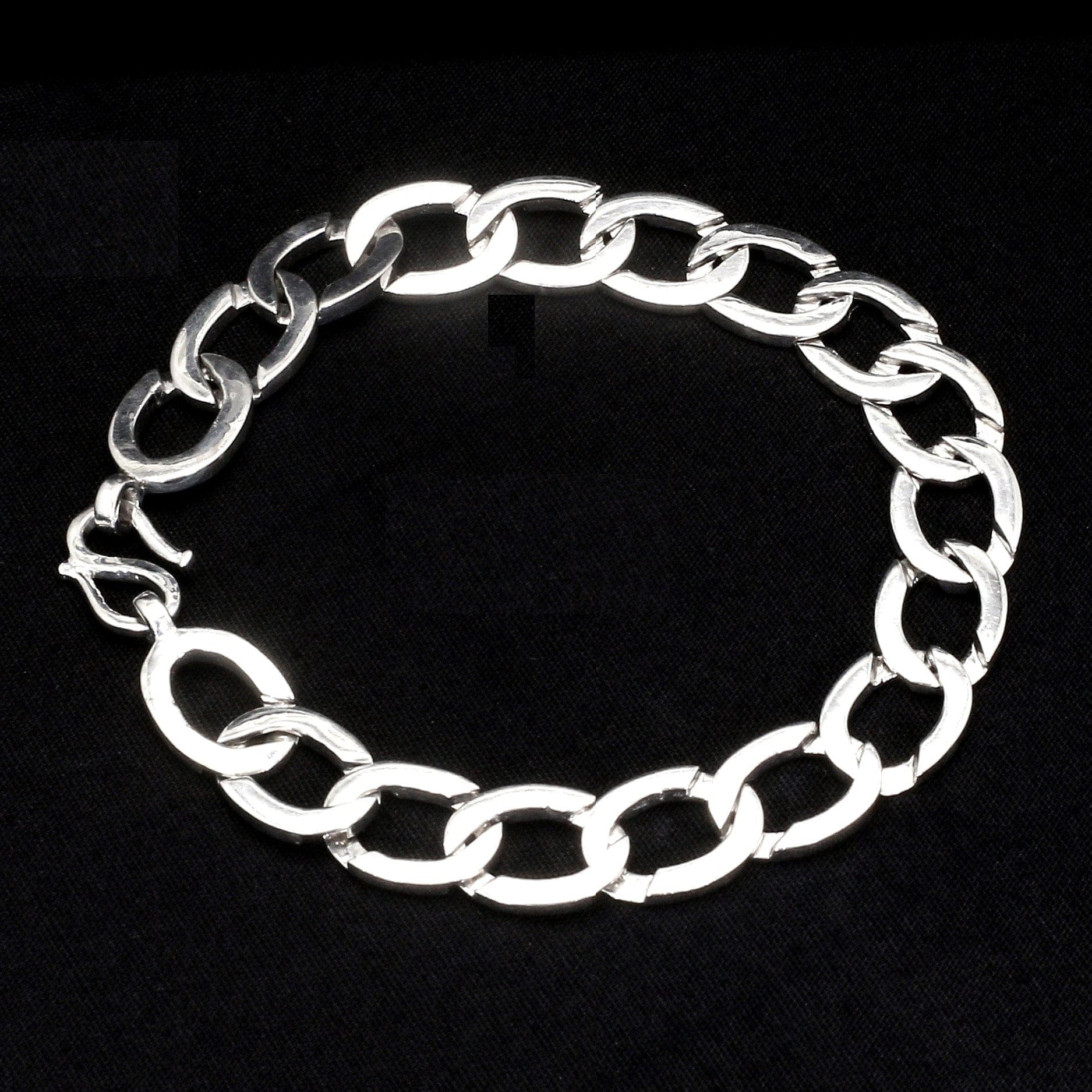 Jewelove™ Bangles & Bracelets Plain Platinum Bracelet for Men JL PTB 1169