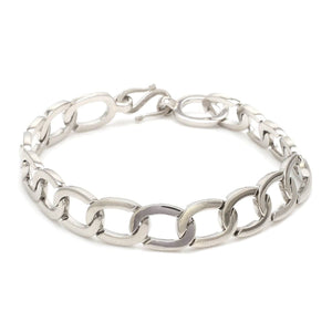 Jewelove™ Bangles & Bracelets Plain Platinum Bracelet for Men JL PTB 1169