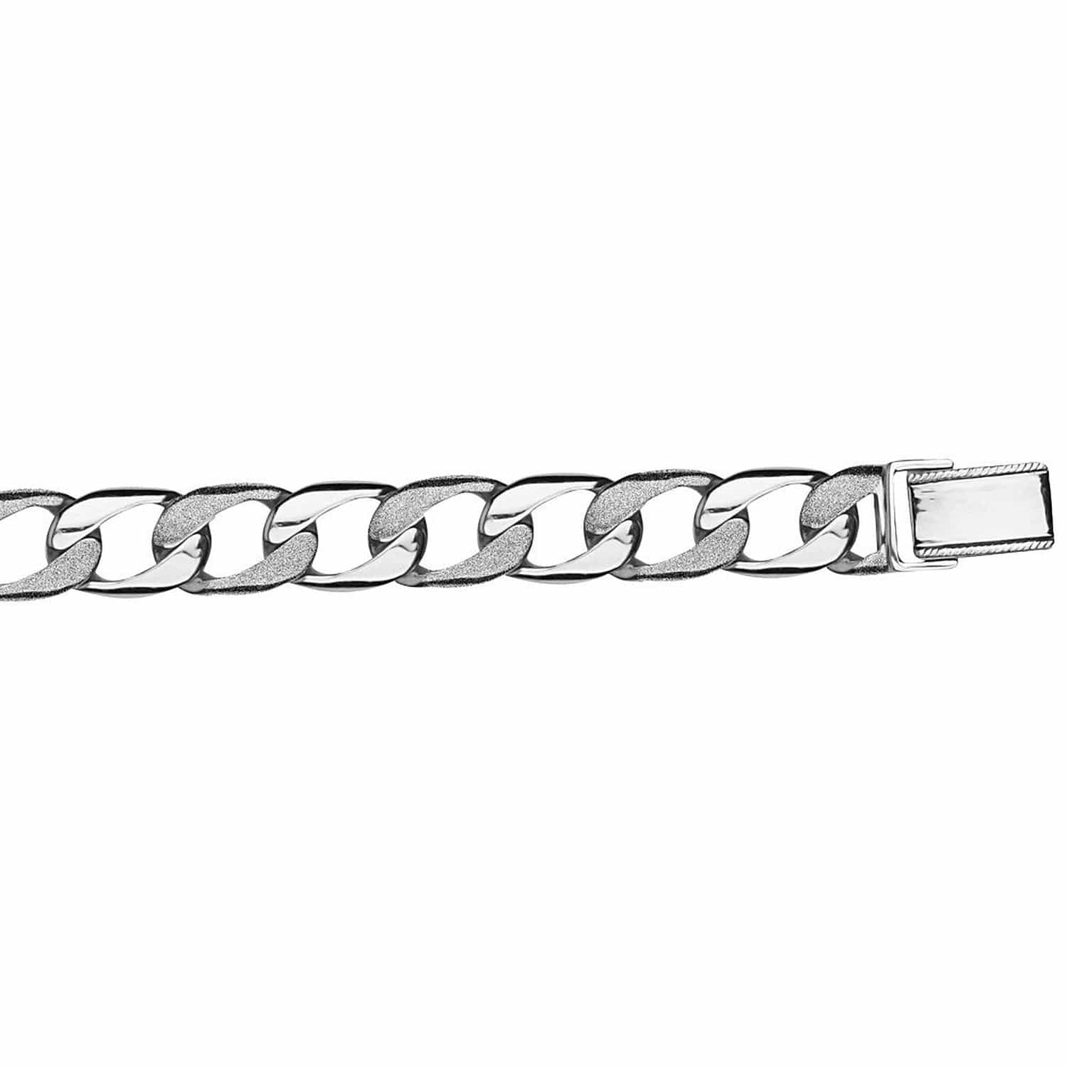 Men's Platinum Bracelets - Plain Platinum Bracelet For Men JL PTB 613