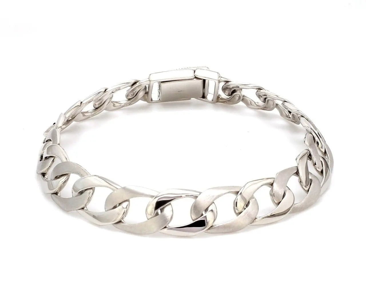 Jewelove™ Bangles & Bracelets Plain Platinum Bracelet for Men JL PTB 613