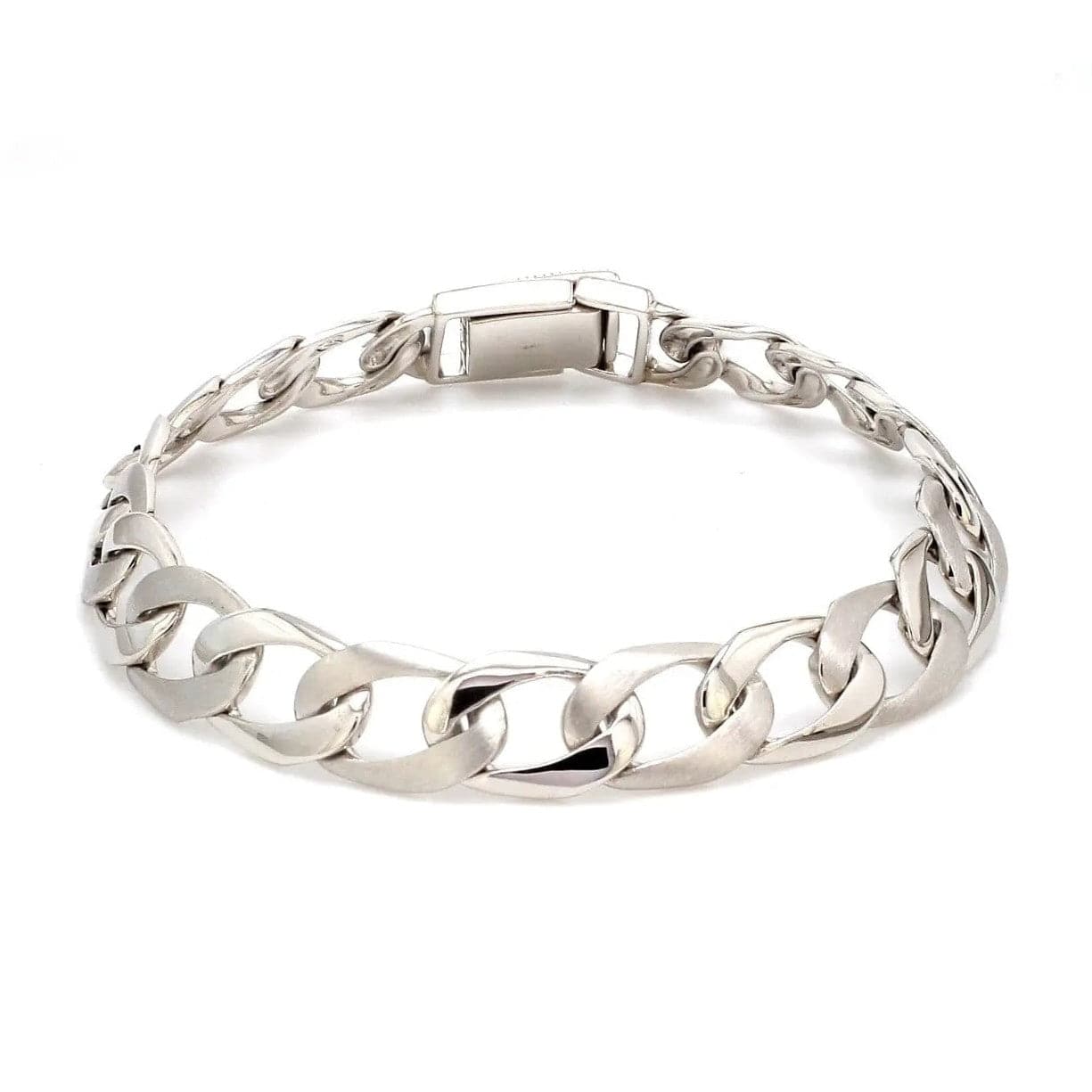 Jewelove™ Bangles & Bracelets Plain Platinum Bracelet for Men JL PTB 613