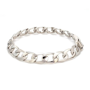 Jewelove™ Bangles & Bracelets Plain Platinum Bracelet for Men JL PTB 613