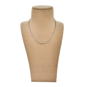 Jewelove™ Chains Plain Platinum Chain for Men JL PT CH 866