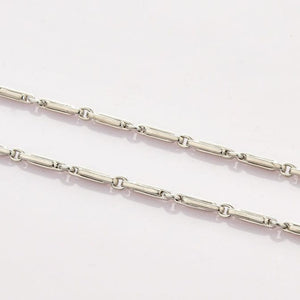 Jewelove™ Chains Plain Platinum Chain for Men JL PT CH 866