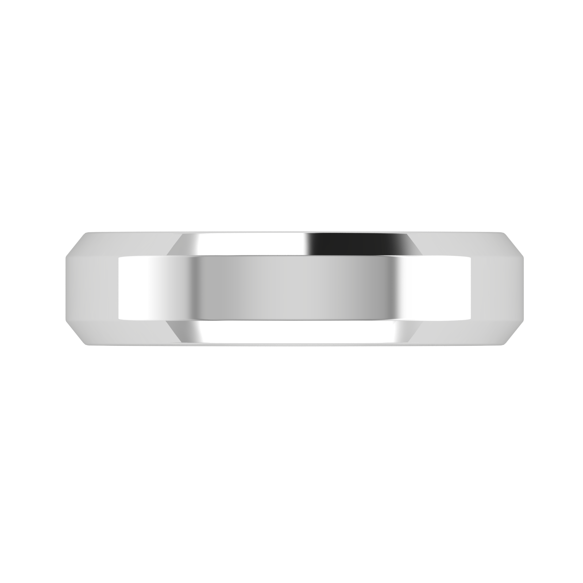 Jewelove™ Rings Plain Platinum Couple Ring JL PT MB 147