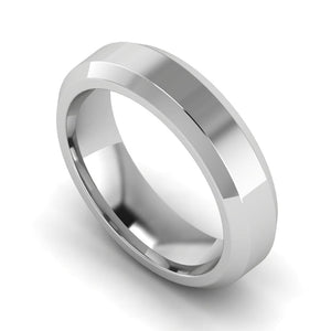 Jewelove™ Rings Men's Band only Plain Platinum Couple Ring JL PT MB 147