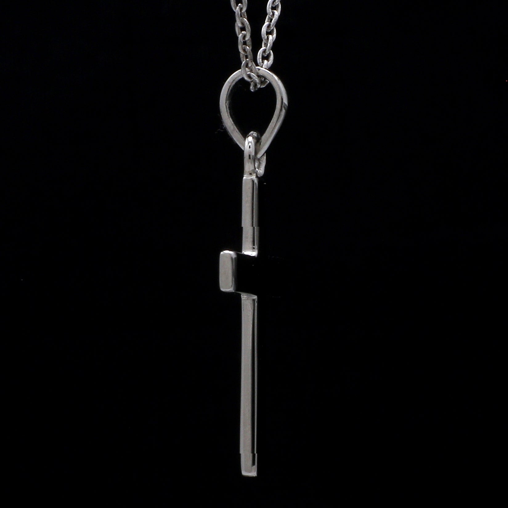 Cross Necklace Mens 18K Gold Platinum Rose Big Cross Pendant Retro Classic  Simple | Seidayee Jewelry