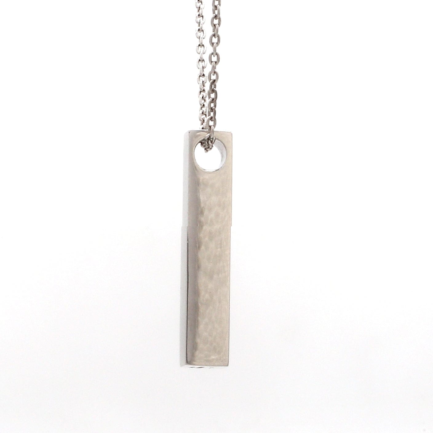 Jewelove™ Pendants Plain Platinum Cuboid Pendant JL PT P 316